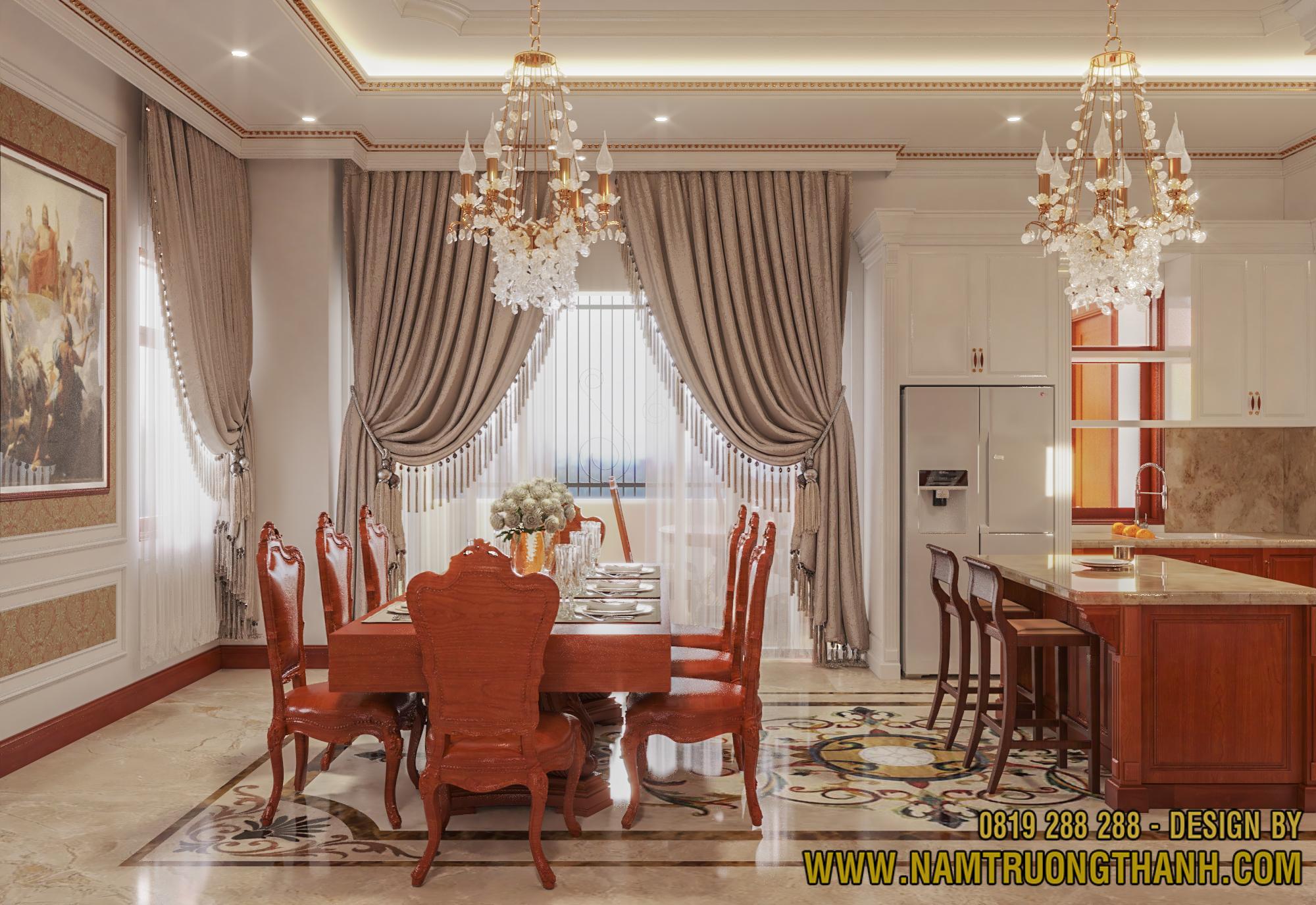 bep tan co dien dao bep