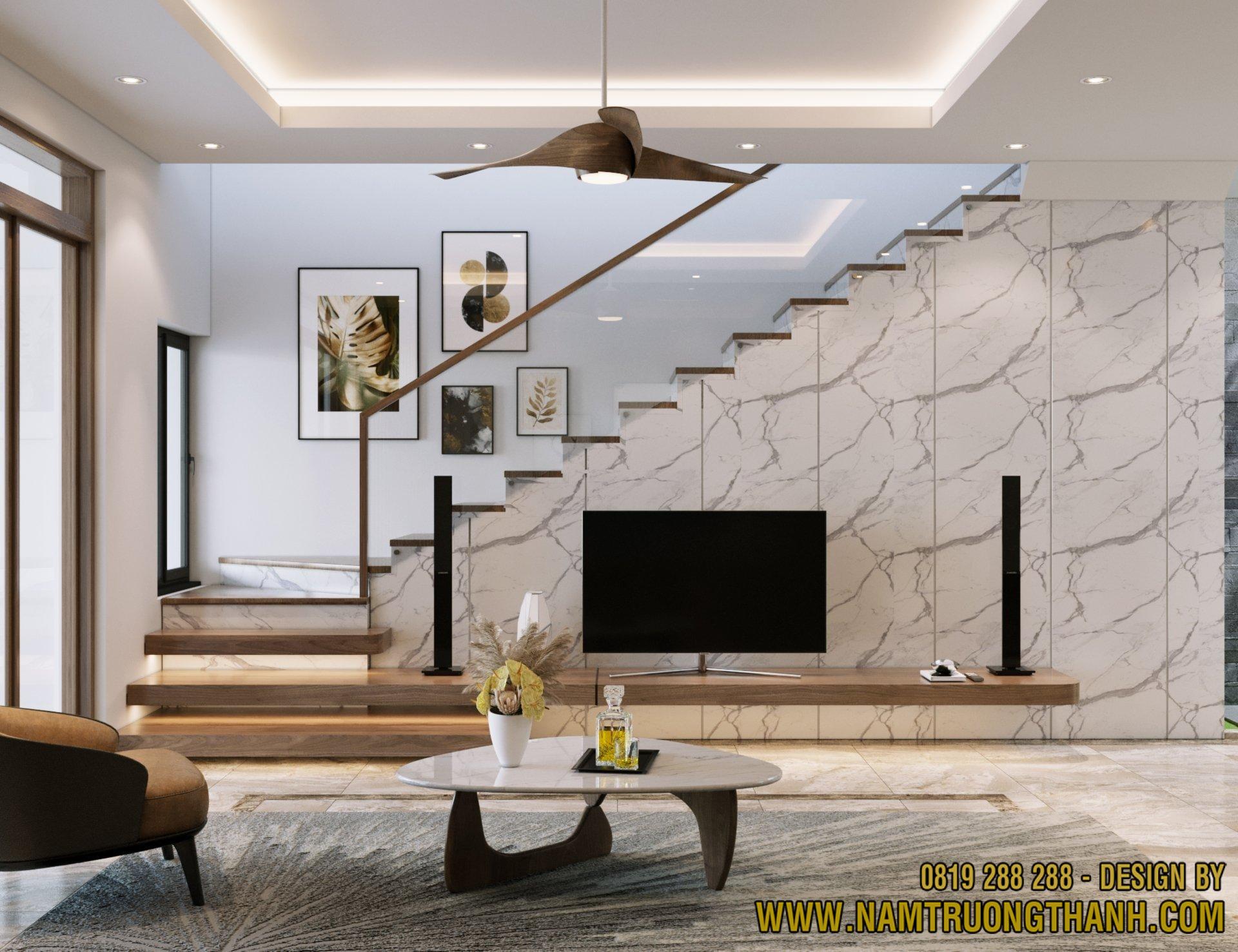 Phòng khách đơn giản mà chất