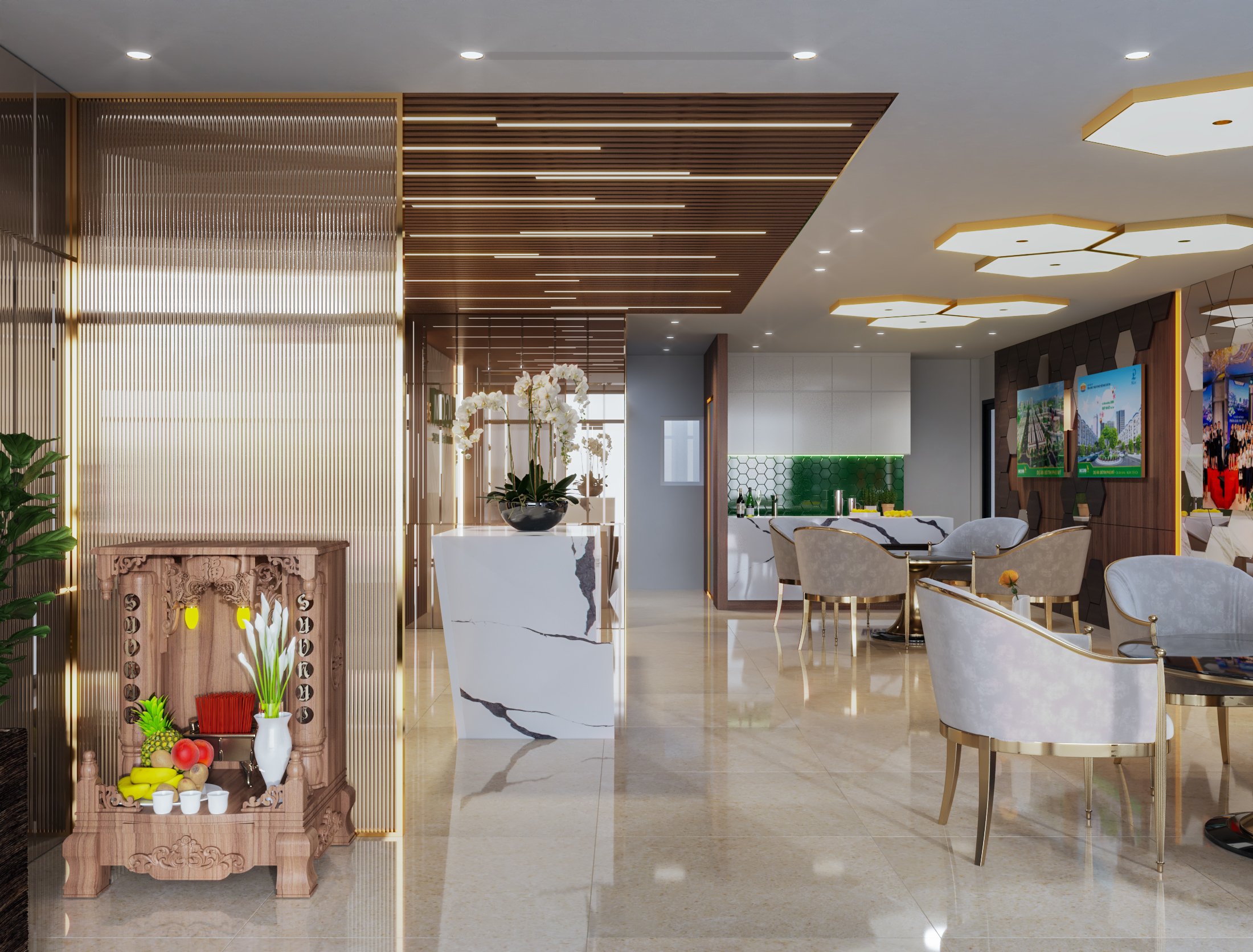 KHÔNG GIAN TẦNG TRỆT