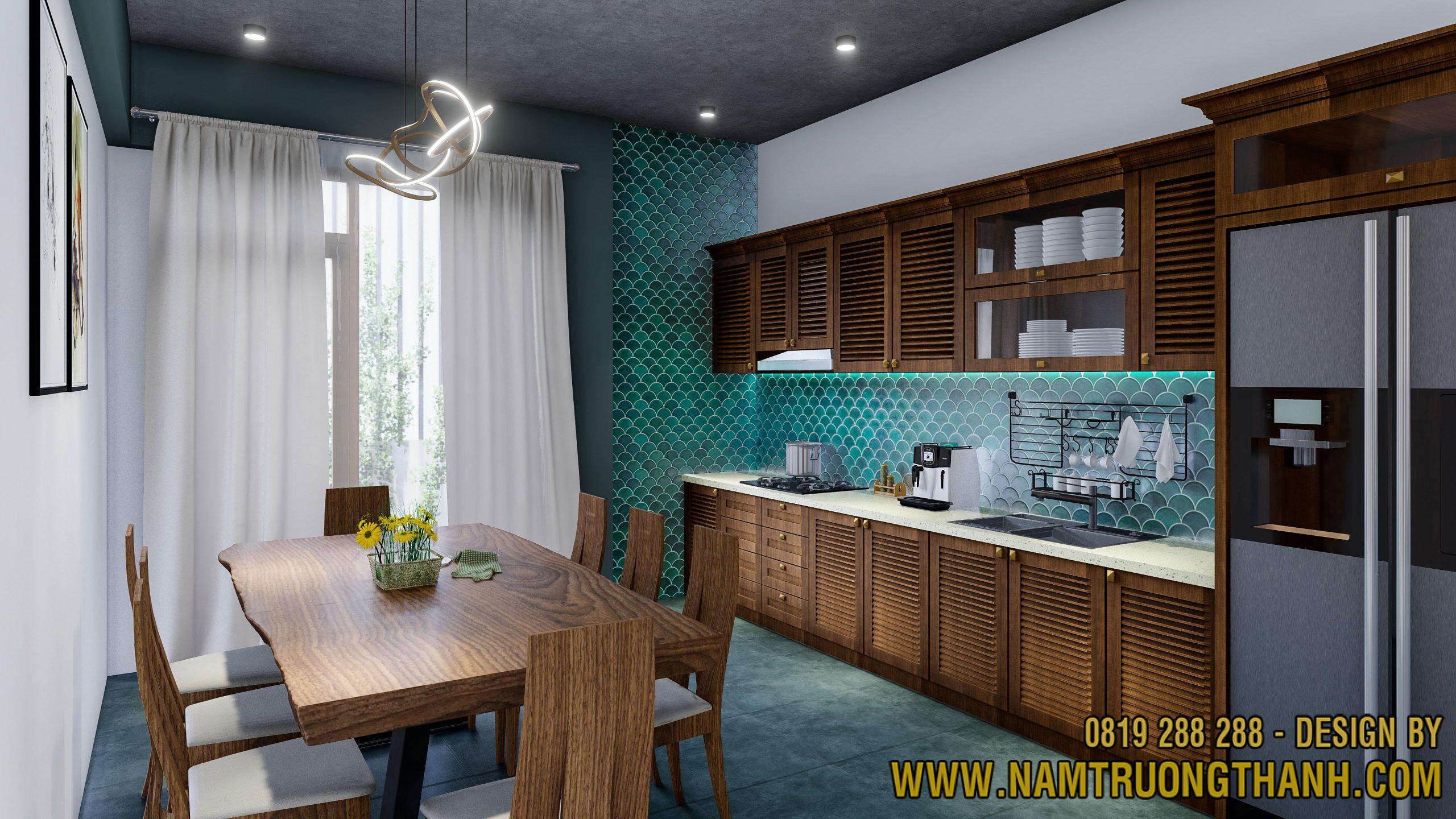 Không gian nhà phố 3 tầng hiện đại, phù hợp với lối sống thành thị