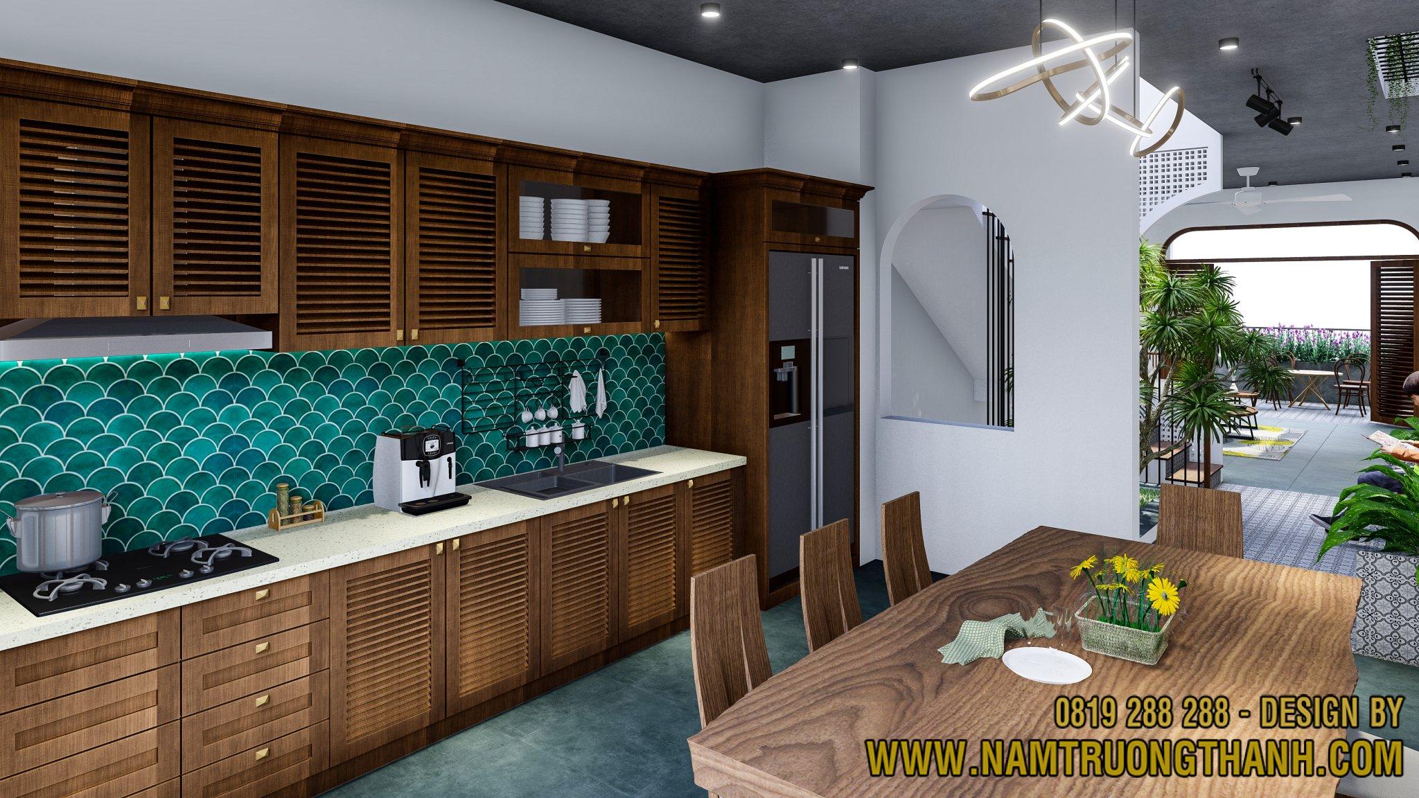 Không gian nhà phố 3 tầng hiện đại, phù hợp với lối sống thành thị