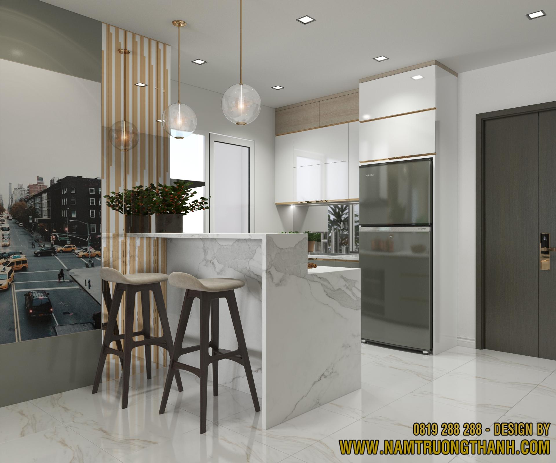 Phòng bếp cho người mệnh Kim