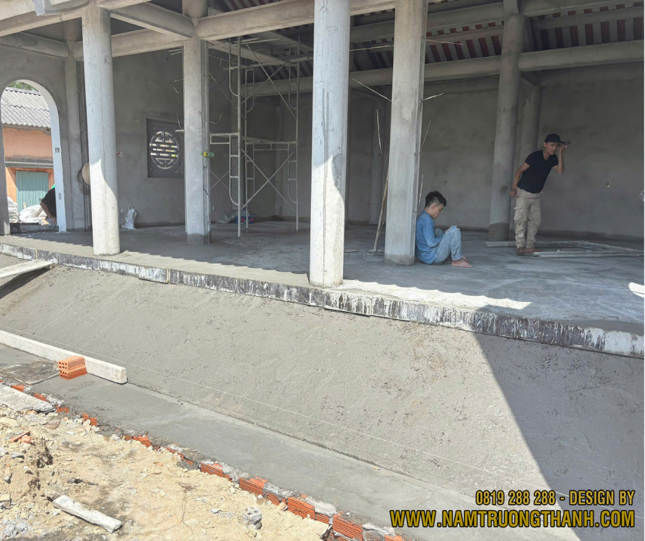 Thi công móng và đà kiềng đúng kỹ thuật giúp hạn chế rủi ro khi xây nhà trong hẻm nhỏ