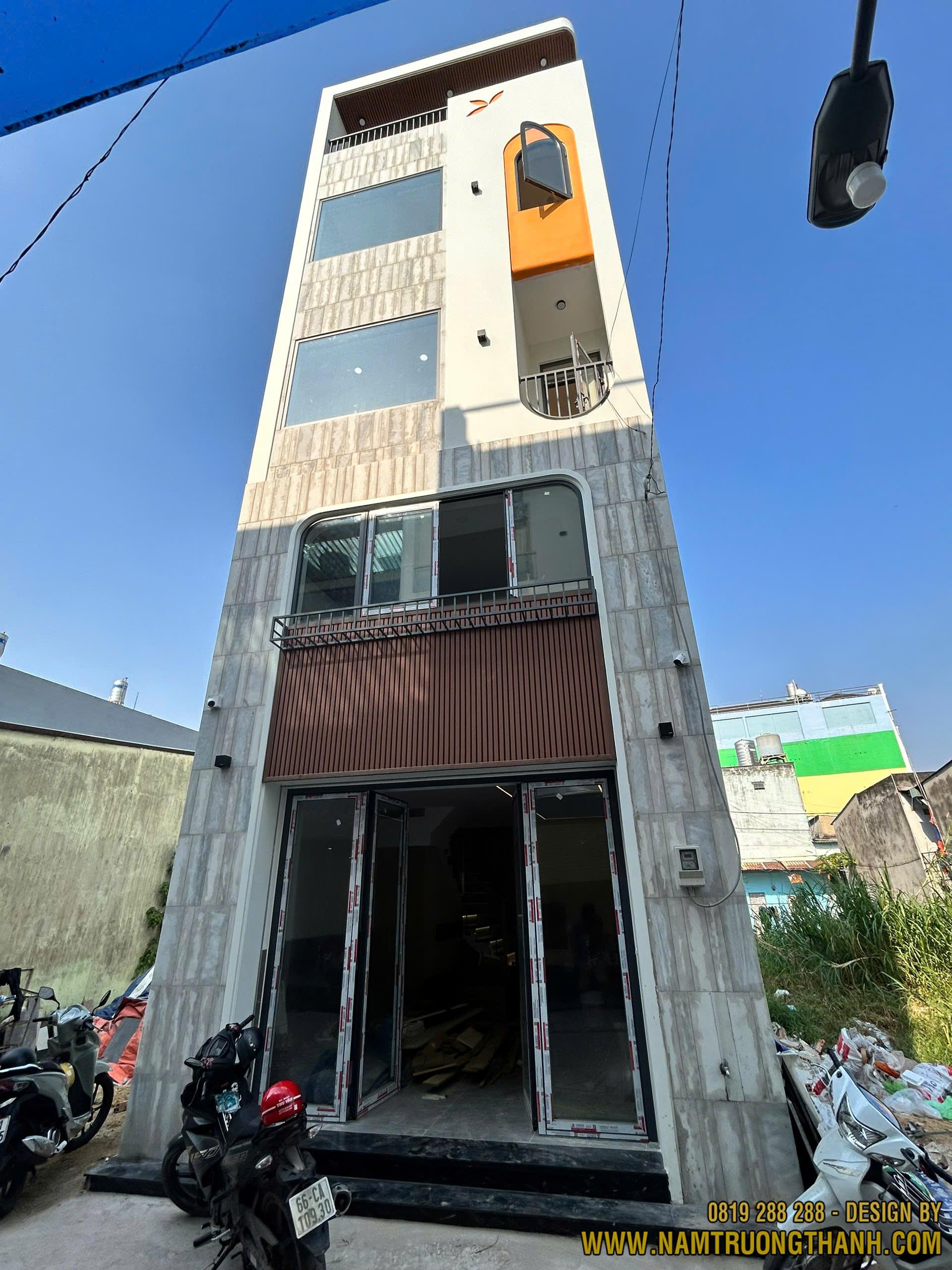 Mẫu nhà phố hiện đại hoàn thiện bàn giao.