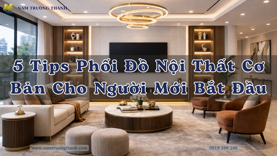 5 Tips Phối Đồ Nội Thất Cơ Bản Cho Người Mới Bắt Đầu