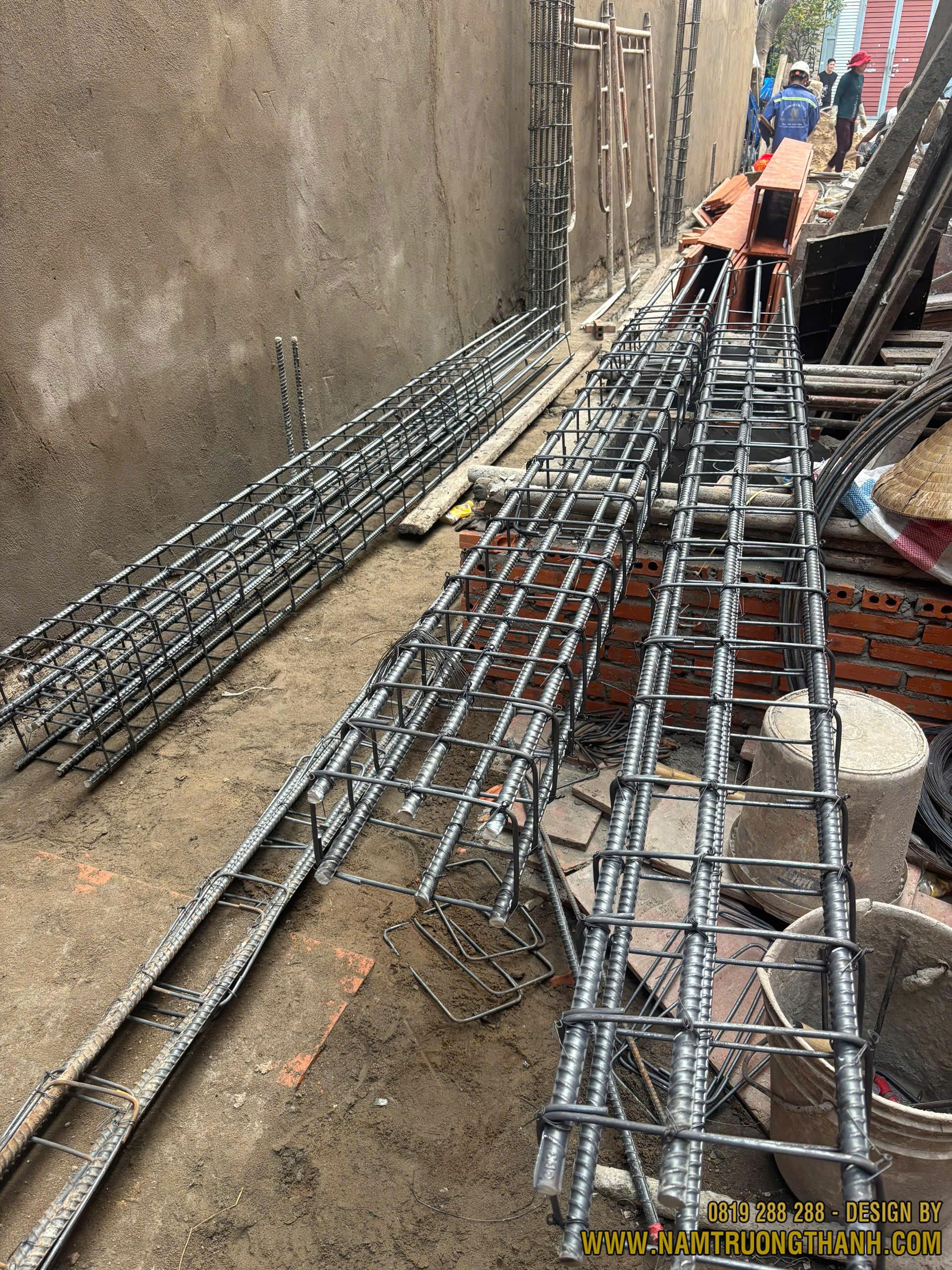 Giám sát chặt chẽ số lượng, đường kính và khoảng cách đai thép để ngăn chặn hành vi bớt xén cốt thép chịu lực.