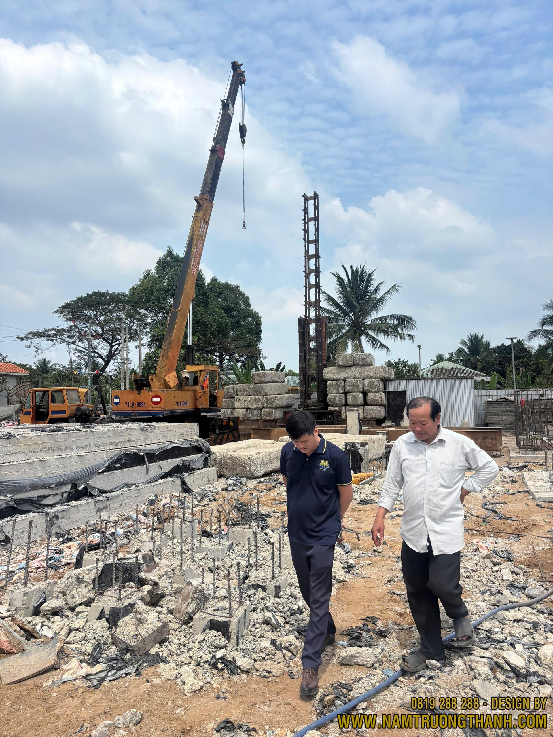 Khảo sát địa chất và định vị ranh giới đất