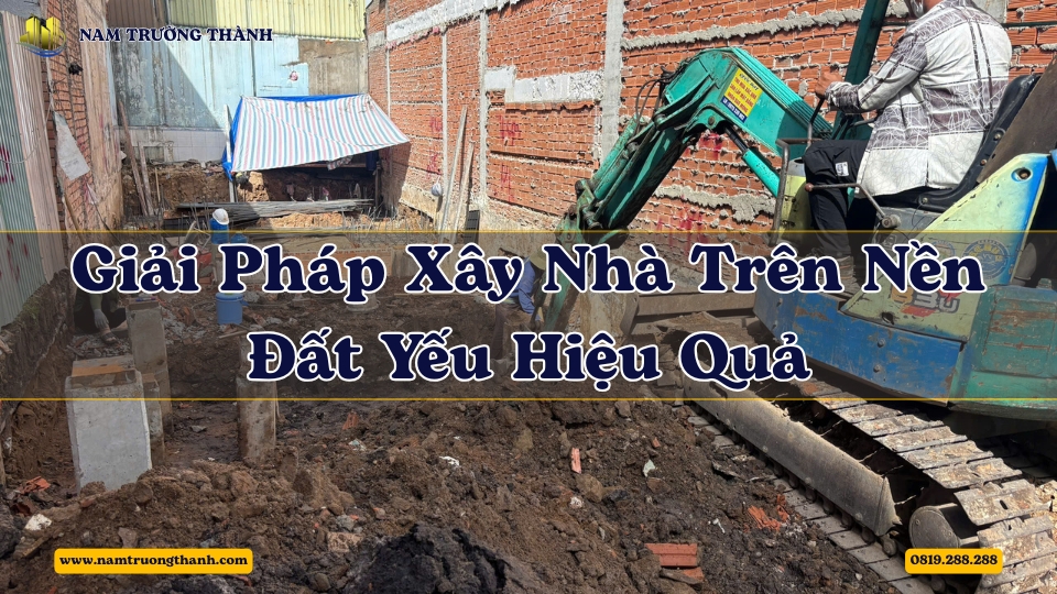Giải Pháp Xây Nhà Trên Nền Đất Yếu Hiệu Quả